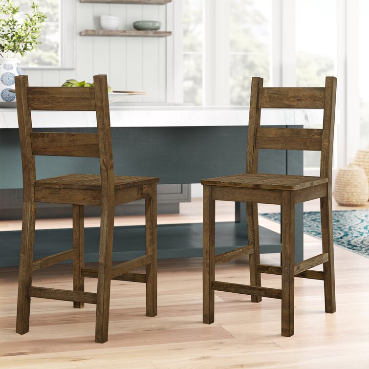 Oak counter height discount chairs